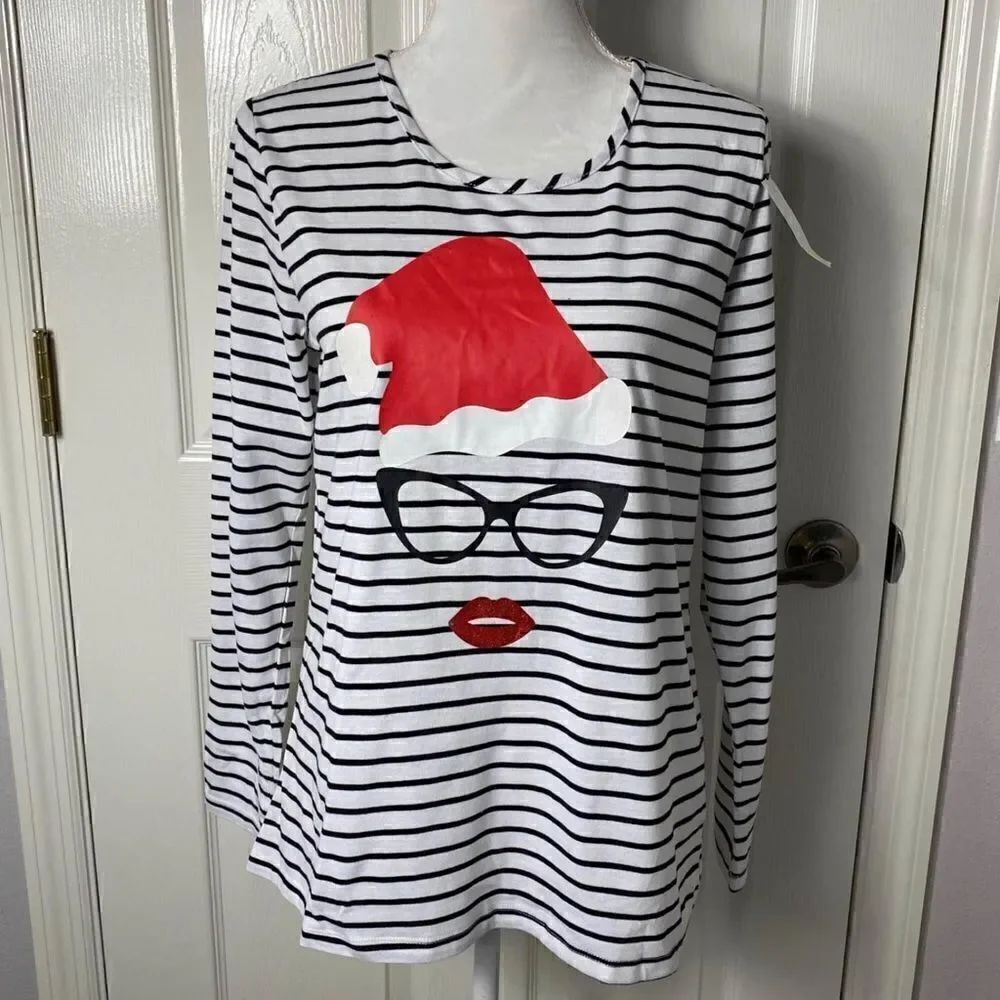 I.b.diffusion Woman’s Small Mrs. Claus Top